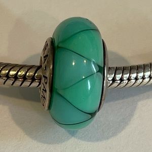 Pandora murano glass captivating triangle charm